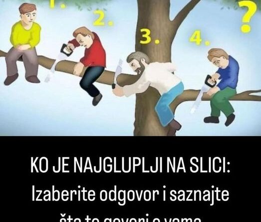 Test percepcije: Koga smatrate najnepromišljenijim na slici i šta to govori o vama