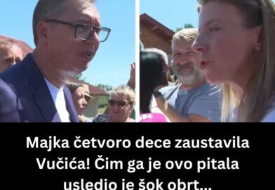 Majka četvoro dece zaustavila Vučića u Kušićima i ukazala na problem škole: „U jako je lošem stanju“