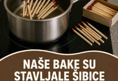 ZAŠTO SU NEKADA STAVLJALI ŠIBICE U ŠERPU S VODOM? Stari kućni trik naših baka danas ima sasvim drugačije značenje