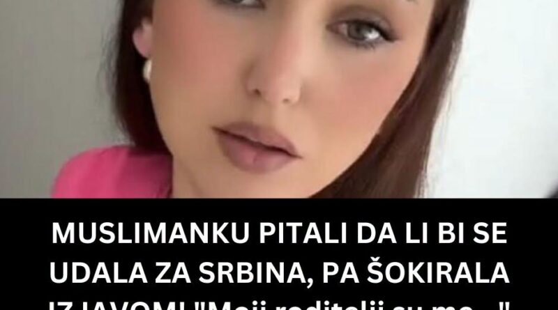 Muslimanka Emra Hot iz Tutina o ljubavi između ljudi različitih vera: „Važno mi je kakav je čovek“