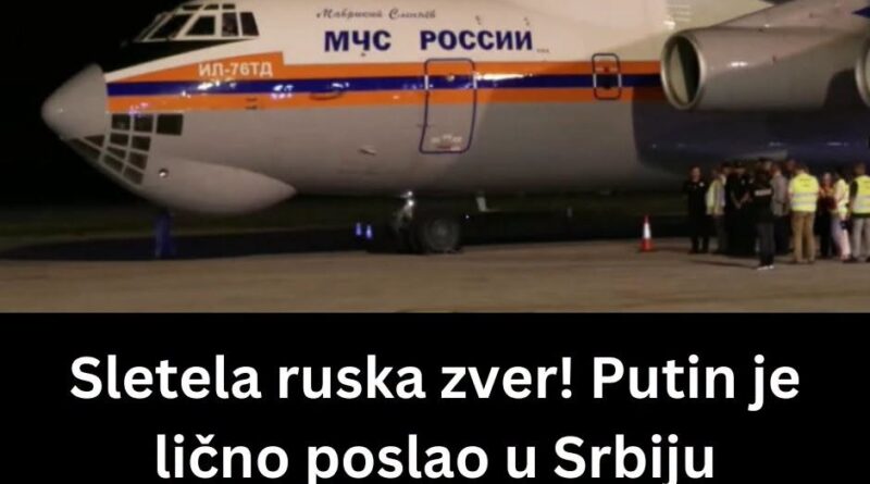 Ruski Iljušin Il-76 sleteo u Niš: Avion sa 42 tone vode uključuje se u gašenje požara u Deliblatskoj peščari