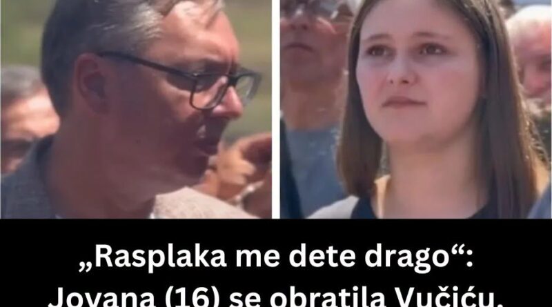 Jovana (16) ostala bez majke i radi uz srednju školu: Vučić joj obećao pomoć za 48 sati