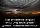RHMZ IZDAO UPOZORENJE: U utorak do 37 stepeni, popodne mogući lokalni pljuskovi i grmljavina