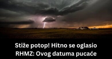 RHMZ IZDAO UPOZORENJE: U utorak do 37 stepeni, popodne mogući lokalni pljuskovi i grmljavina
