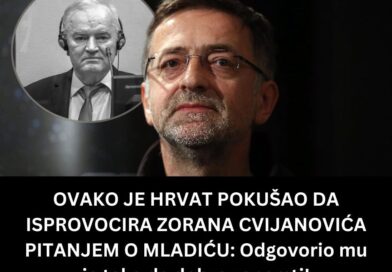 Zorana Cvijanovića pitali da li bi glumio Ratka Mladića: Njegov odgovor ponovo privukao veliku pažnju