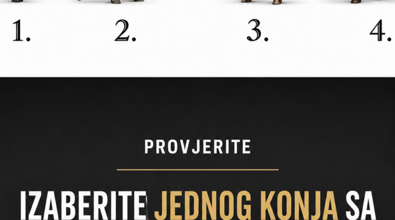 Izaberite jednog konja i otkrijte po čemu vas ljudi najviše pamte