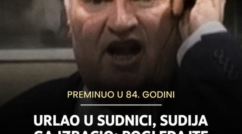 Preminuo Ratko Mladić: U Hagu služio doživotnu kaznu zbog genocida i ratnih zločina