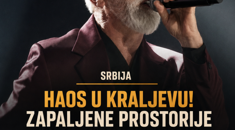 Zapaljen deo objekta pred koncert Dine Merlina u Kraljevu: Policija obavila uviđaj, organizatori otkrili da li će nastup biti održan