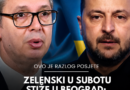 Zelenski u subotu stiže u Beograd: Prva bilateralna posjeta Srbiji, Vučić otkrio glavne teme razgovora