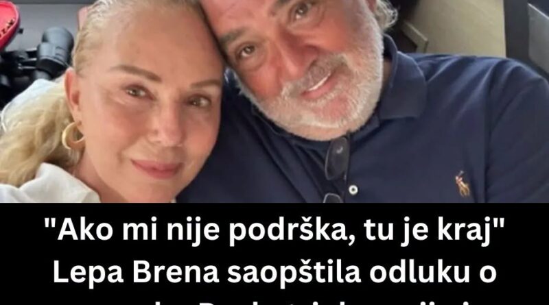 Lepa Brena otvoreno o razvodu od Bobe: „Ako vam partner nije podrška, tu je kraj“