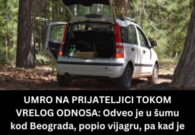 Tragedija u Stepinom gaju: Muškarac preminuo u automobilu nakon uzimanja više tableta za potenciju