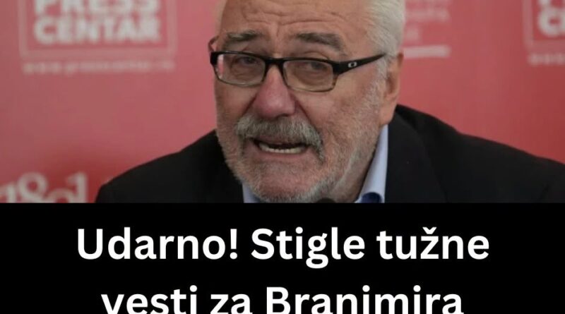 Branimir Nestorović zadržan u bolnici: Pokret saopštio u kakvom je stanju