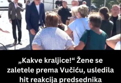 Žene potrčale ka Vučiću zbog zajedničke fotografije, a njegova reakcija izazvala osmehe: „Kakve kraljice, predivne ste“ Žene potrčale ka Vučiću zbog zajedničke fotografije, a njegova reakcija izazvala osmehe: „Kakve kraljice, predivne ste“