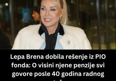 Lepa Brena primila rešenje o penziji: Ne oseća se kao penzionerka, a pamti i proročanstva iz mladosti