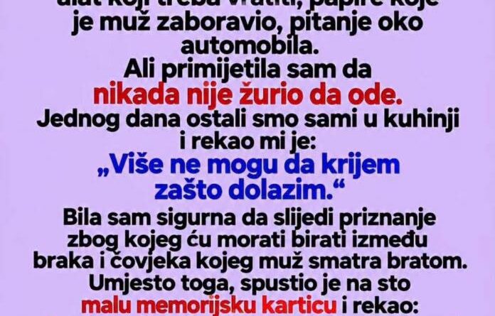 Suprugov najbolji prijatelj pokazao joj je snimke koje nije očekivala: Jedan detalj otkrio je da dvostruki život traje mesecima
