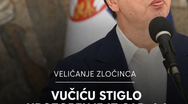 Joe Wilson uputio oštru poruku Vučiću zbog mogućih državnih počasti Ratku Mladiću