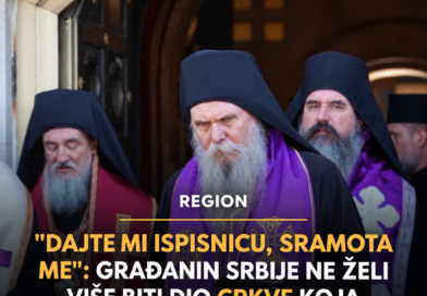 Građanin Srbije javno zatražio „ispisnicu“ iz SPC: Njegovo pismo izazvalo brojne reakcije
