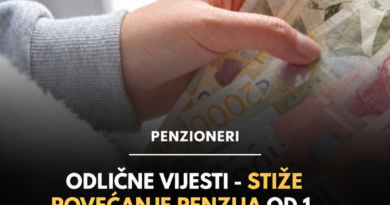 Najavljeno povećanje penzija od 7,5 odsto: Evo koliko bi svaki penzioner trebalo da prima od 1. decembra