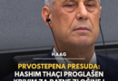 Hašim Tači osuđen na 25 godina zatvora: Proglašen krivim za ratne zločine