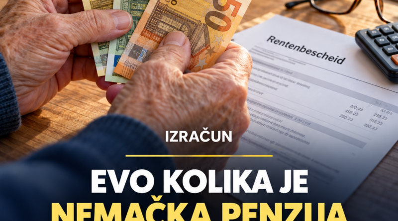 Kolika je nemačka penzija posle samo pet godina rada? Evo računice prema iznosima za 2026. godinu Kolika je nemačka penzija posle samo pet godina rada? Evo računice prema iznosima za 2026. godinu