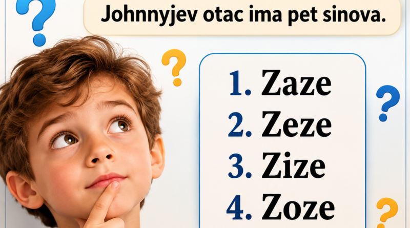 Test inteligencije koji zbunjuje mnoge: Znate li kako se zove peti sin?