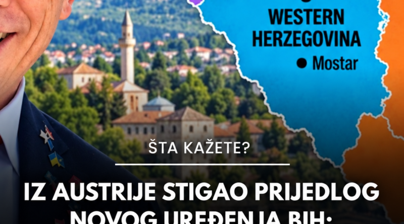 Austrijski NATO lobista predložio novo uređenje BiH: Ukidanje entiteta i formiranje 10 saveznih država