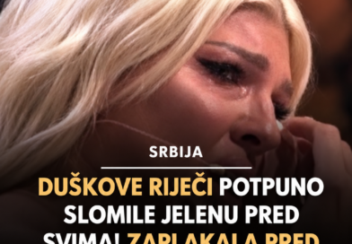 Duškove reči rasplakale Jelenu Karleušu: Emotivna scena na proslavi ćerki Atine i Nike