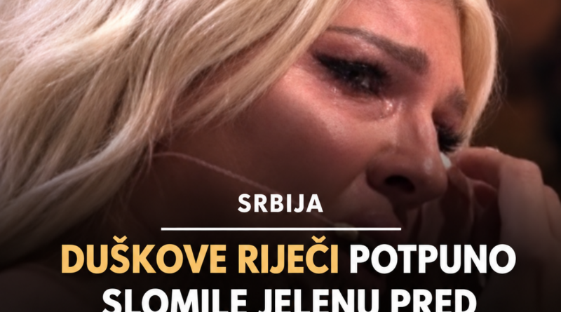 Duškove reči rasplakale Jelenu Karleušu: Emotivna scena na proslavi ćerki Atine i Nike
