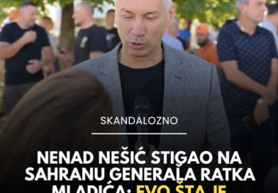 Nenad Nešić stigao u Beograd na sahranu Ratka Mladića: „Došao sam da se poklonim generalu“