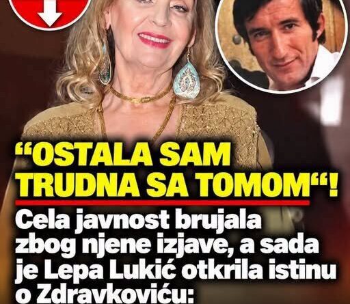 Lepa Lukić govorila o odluci iz mladosti i demantovala glasine o Tomi Zdravkoviću