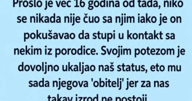 Šesnaest godina nisam razgovarao sa sinom, a onda mi je snaha ispričala šta je sve vreme čuvao