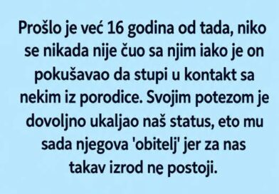 Šesnaest godina nisam razgovarao sa sinom, a onda mi je snaha ispričala šta je sve vreme čuvao
