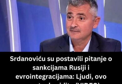 Srdanović o sankcijama Rusiji: O odnosima sa Moskvom treba voditi otvoren dijalog