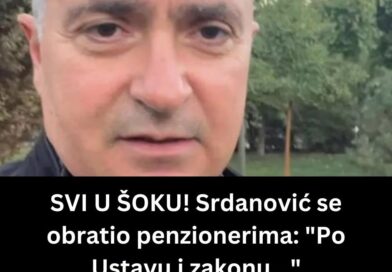 Srdanović poručio penzionerima: „Penzije su vaše zagarantovano pravo“ Srdanović poručio penzionerima: „Penzije su vaše zagarantovano pravo“