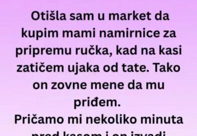 Glasno je odbila ujkin novac na kasi, a onda shvatila da joj ga nije ni nudio