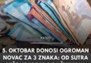 Novac stiže 5. oktobra: Ova tri znaka mogla bi konačno da zatvore stare dugove