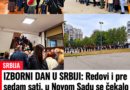 Otvorena biračka mesta u Srbiji: Građani čekali u redovima i pre sedam sati