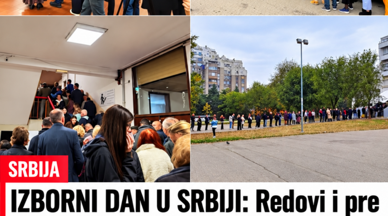 Otvorena biračka mesta u Srbiji: Građani čekali u redovima i pre sedam sati Otvorena biračka mesta u Srbiji: Građani čekali u redovima i pre sedam sati