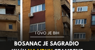 Kuća na krovu zgrade u Zenici ponovo privukla pažnju: O slučaju se izveštavalo još 2018. godine