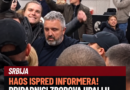 Okupljanje ispred Informera: Vučićević tvrdi da su oštećena vrata, pozvao policiju i Srdanovića