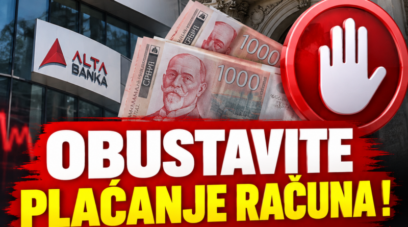 NBS oduzela dozvolu za rad Alta banci: Najavljena isplata osiguranih depozita
