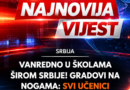Novi talas dojava o bombama u školama širom Srbije: Učenici evakuisani, policija na terenu